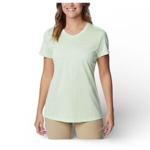 New Columbia Women's Hike T-Shirt, Green, Size Large